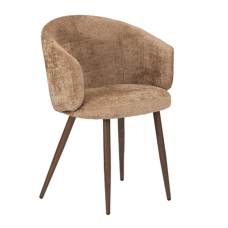 Chaise – modèle LUNE – La paire Tissu Bouclé Confort Moderne - 3