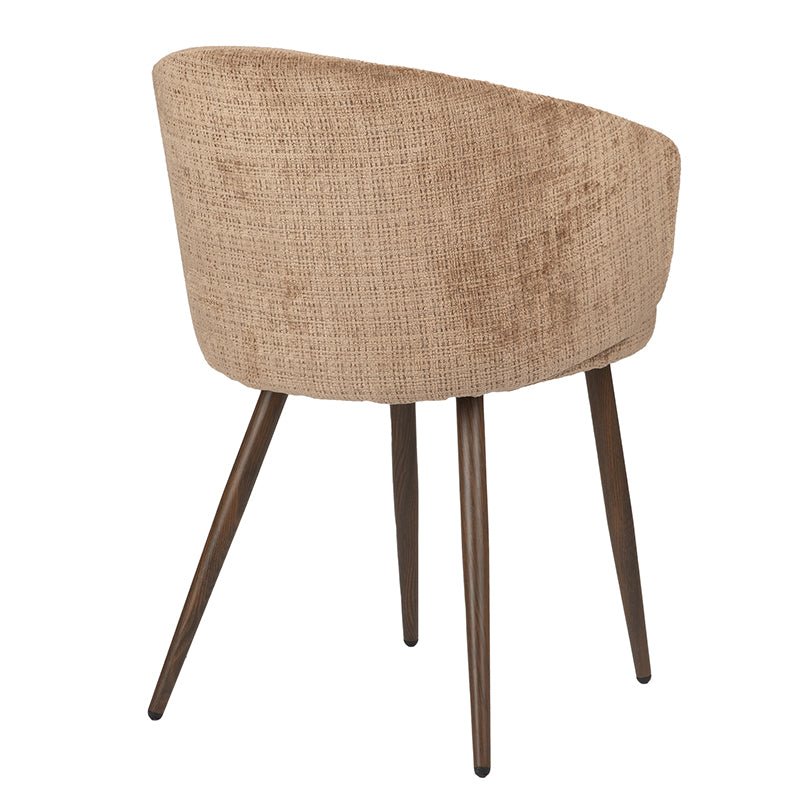 Chaise – modèle LUNE – La paire Tissu Bouclé Confort Moderne - 8