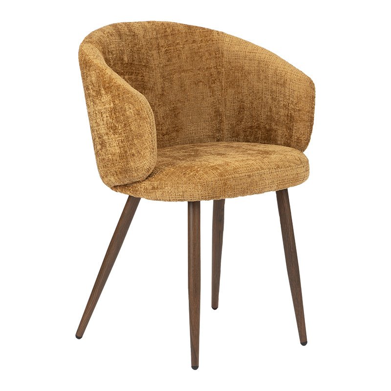 Chaise – modèle LUNE – La paire Tissu Bouclé Confort Moderne - 2