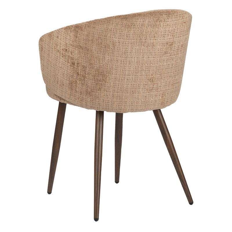 Chaise – modèle LUNE – La paire Tissu Bouclé Confort Moderne - 9