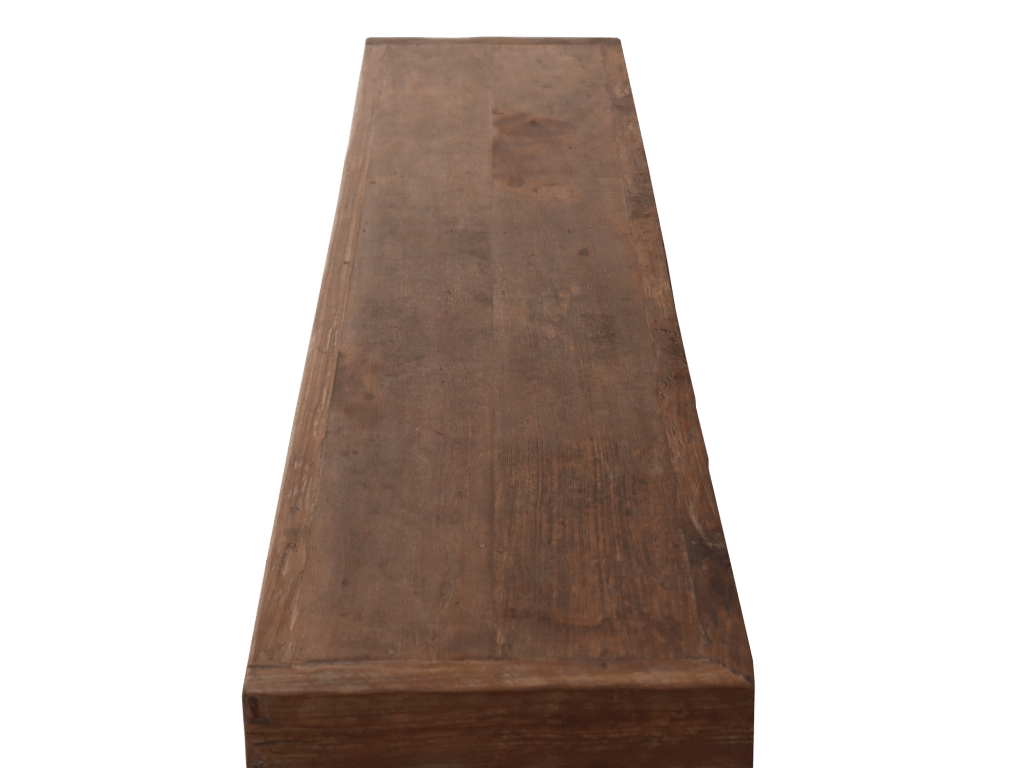 Console Bois Massif - KAMI – Lignes Épurées, Finition Bois Fait Main - FOLLOS DESIGN