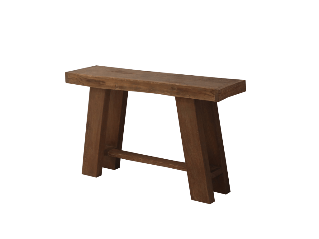 Console Bois Massif - KAMI – Lignes Épurées, Finition Bois Fait Main - FOLLOS DESIGN