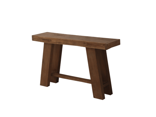 Console Bois Massif - KAMI – Lignes Épurées, Finition Bois Fait Main - FOLLOS DESIGN