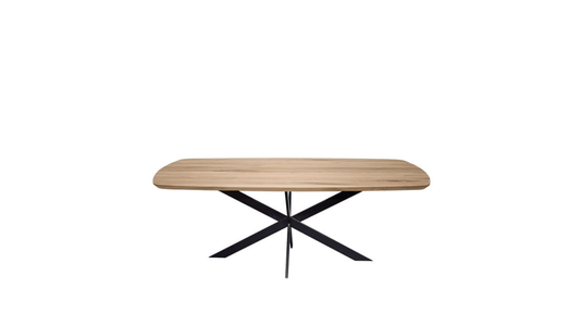 Table à Manger Ovale en Chêne Style Danois - FOLLOS DESIGN