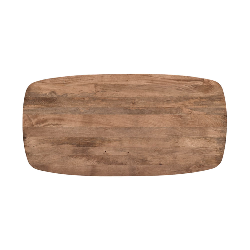 Table à Manger Ovale en Manguier Style Danois - FOLLOS DESIGN