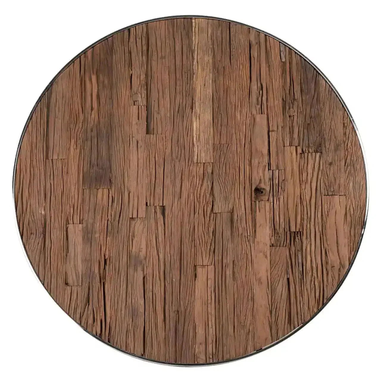 Table à Manger Ronde - Plateau en Verre - FOLLOS DESIGN