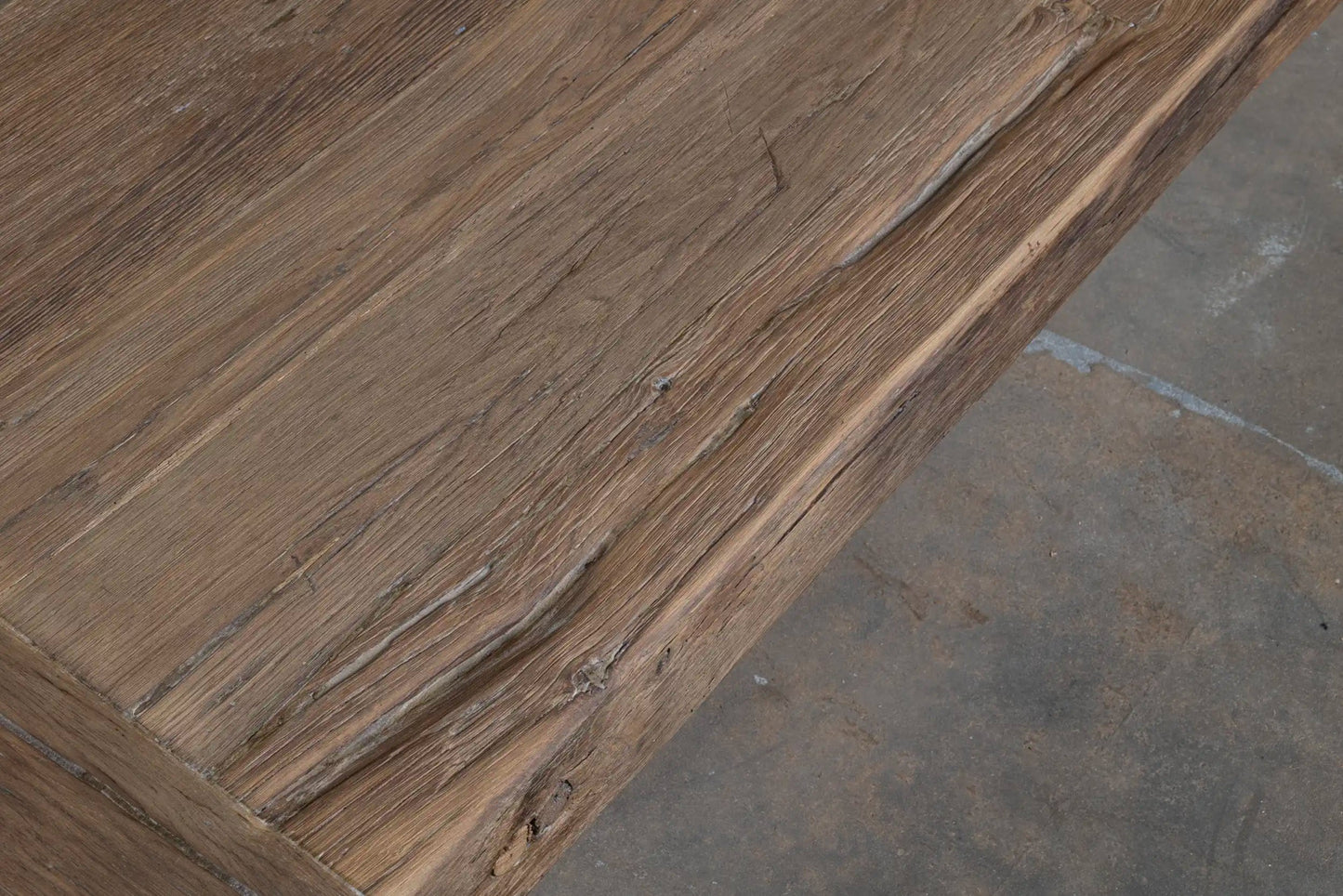 Table basse style ferme Storm en Chêne massif ancien - FOLLOS DESIGN