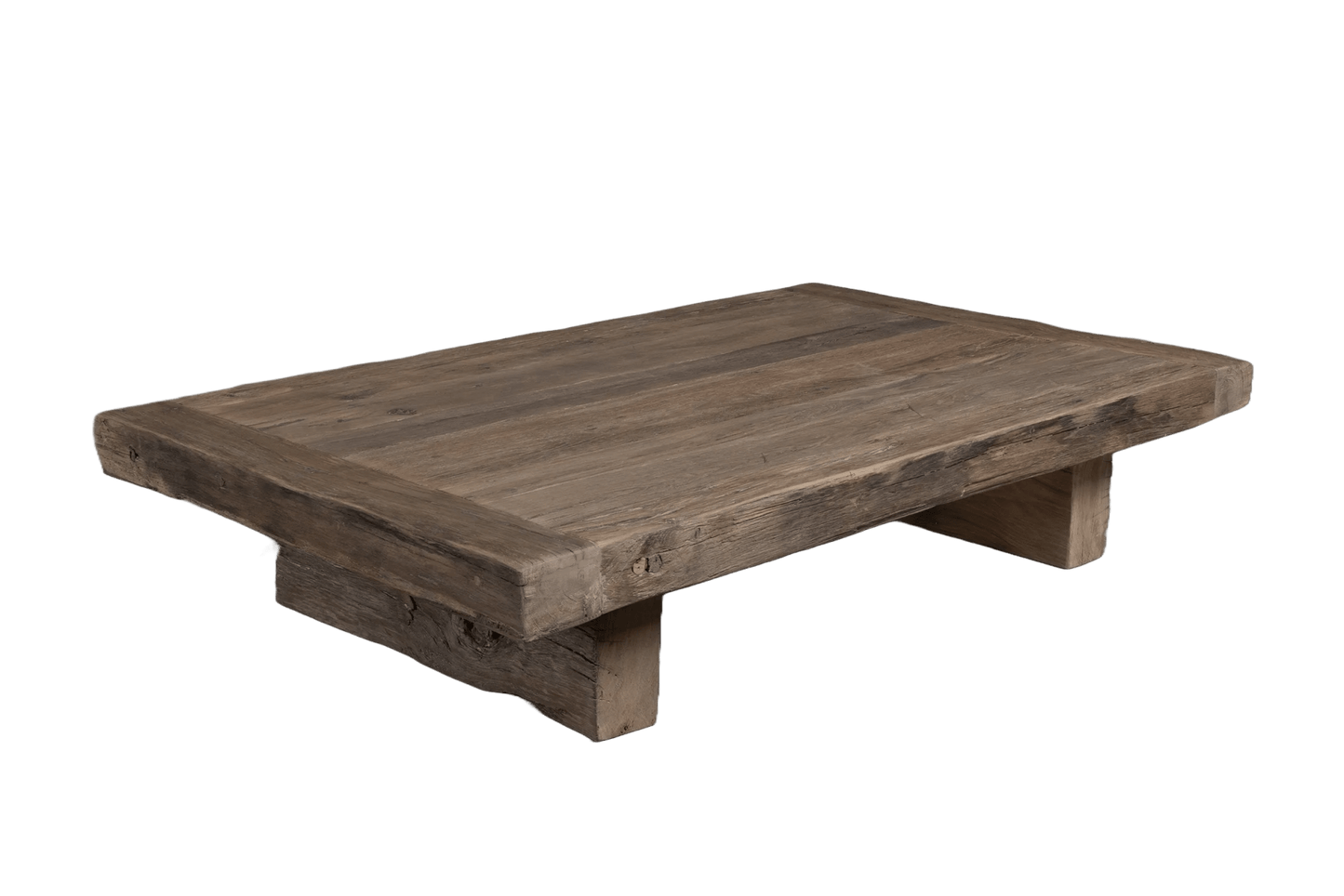 Table basse style ferme Storm en Chêne massif ancien - FOLLOS DESIGN