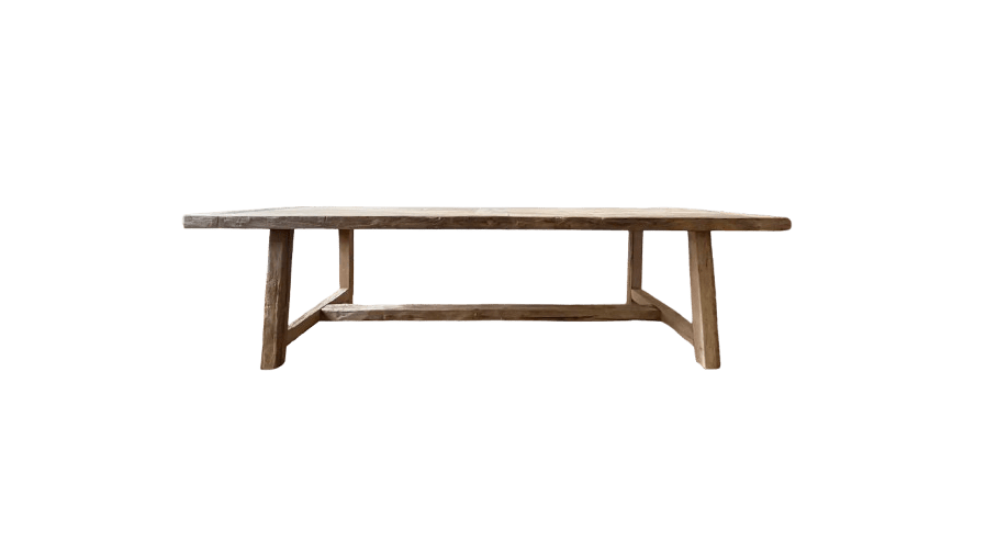 Table de Ferme Founder en Chêne massif ancien - FOLLOS DESIGN