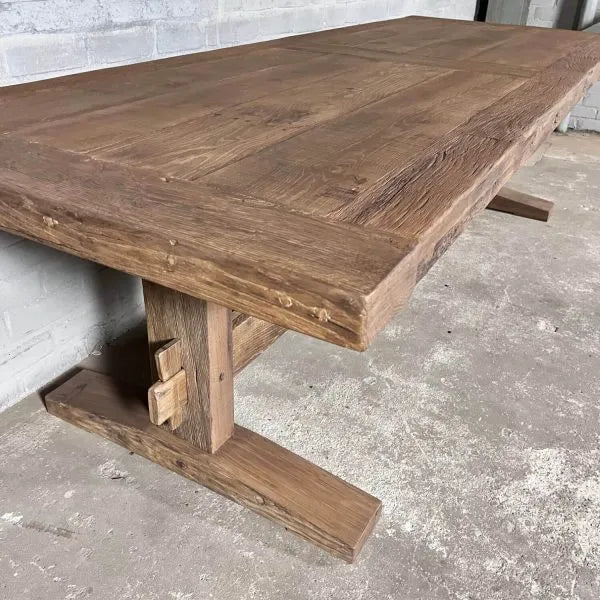Table de Ferme Hed en Chêne Massif - Personnalisable - FOLLOS DESIGN