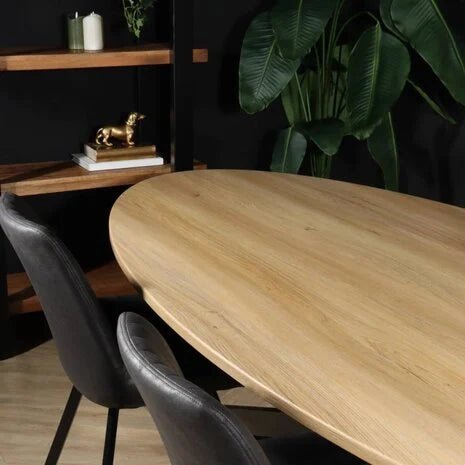 Table de salle à manger ovale clair - FOLLOS DESIGN