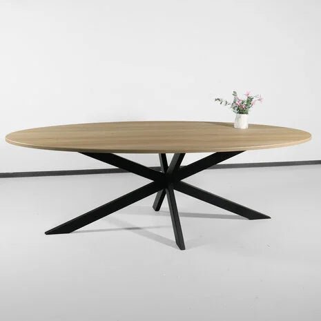 Table de salle à manger ovale clair - FOLLOS DESIGN