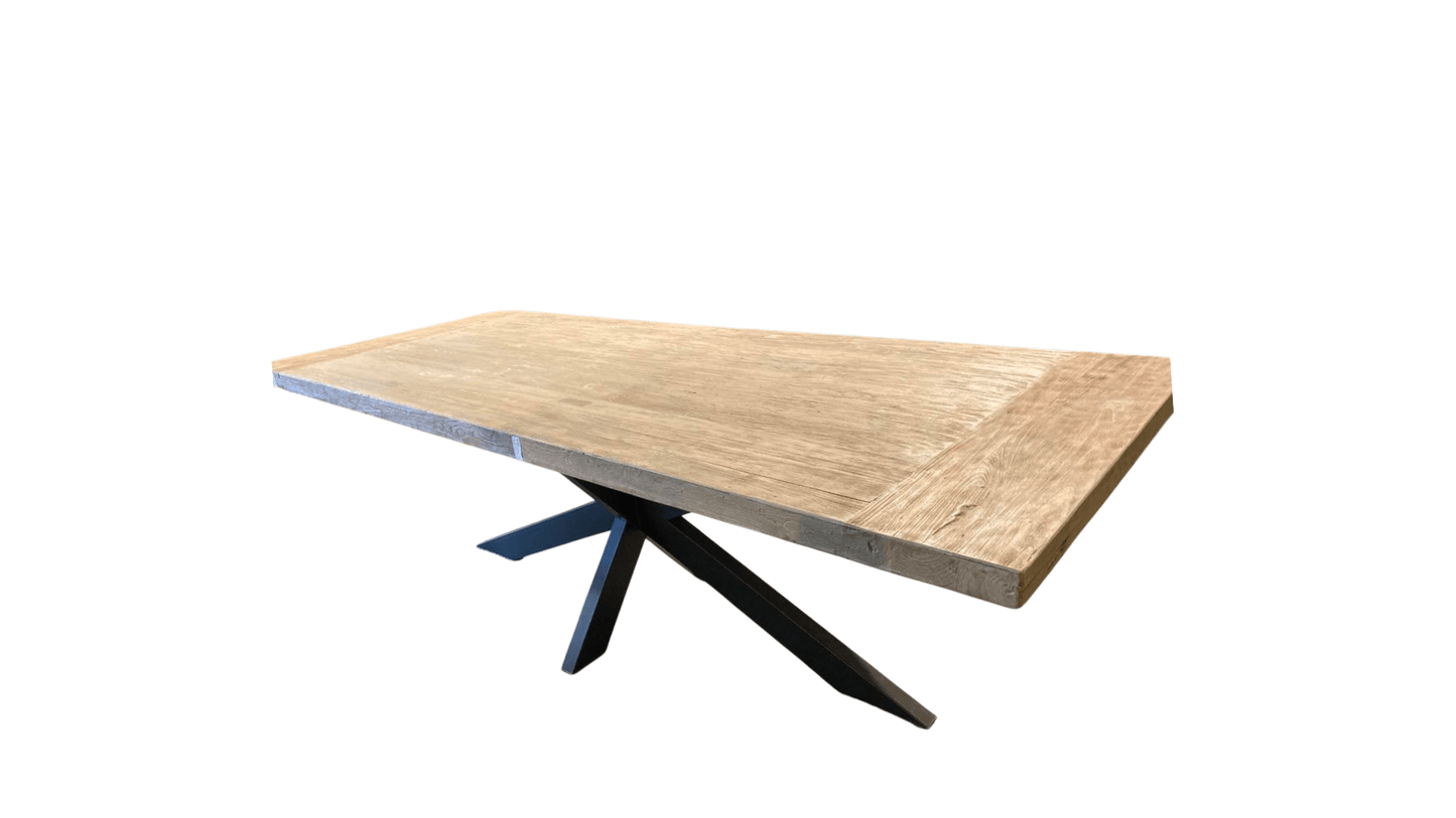 Table en Teck Blanchi – Style Shabby Campagne - FOLLOS DESIGN