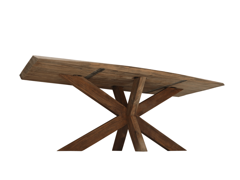Table Iris modèle ovale danoise en Bois Massif - FOLLOS DESIGN