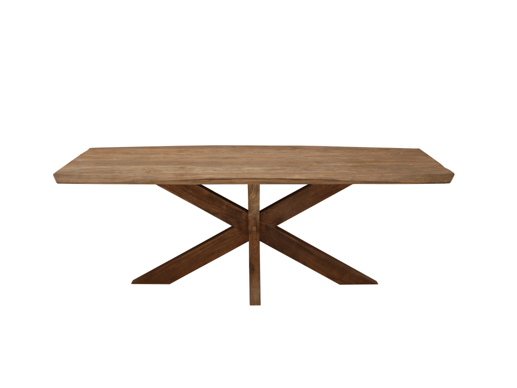 Table Iris modèle ovale danoise en Bois Massif - FOLLOS DESIGN