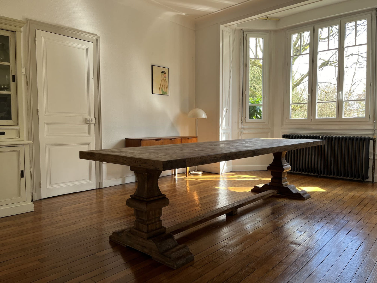 Table monastère Spirito campagne bois massif - Personnalisable - FOLLOS DESIGN
