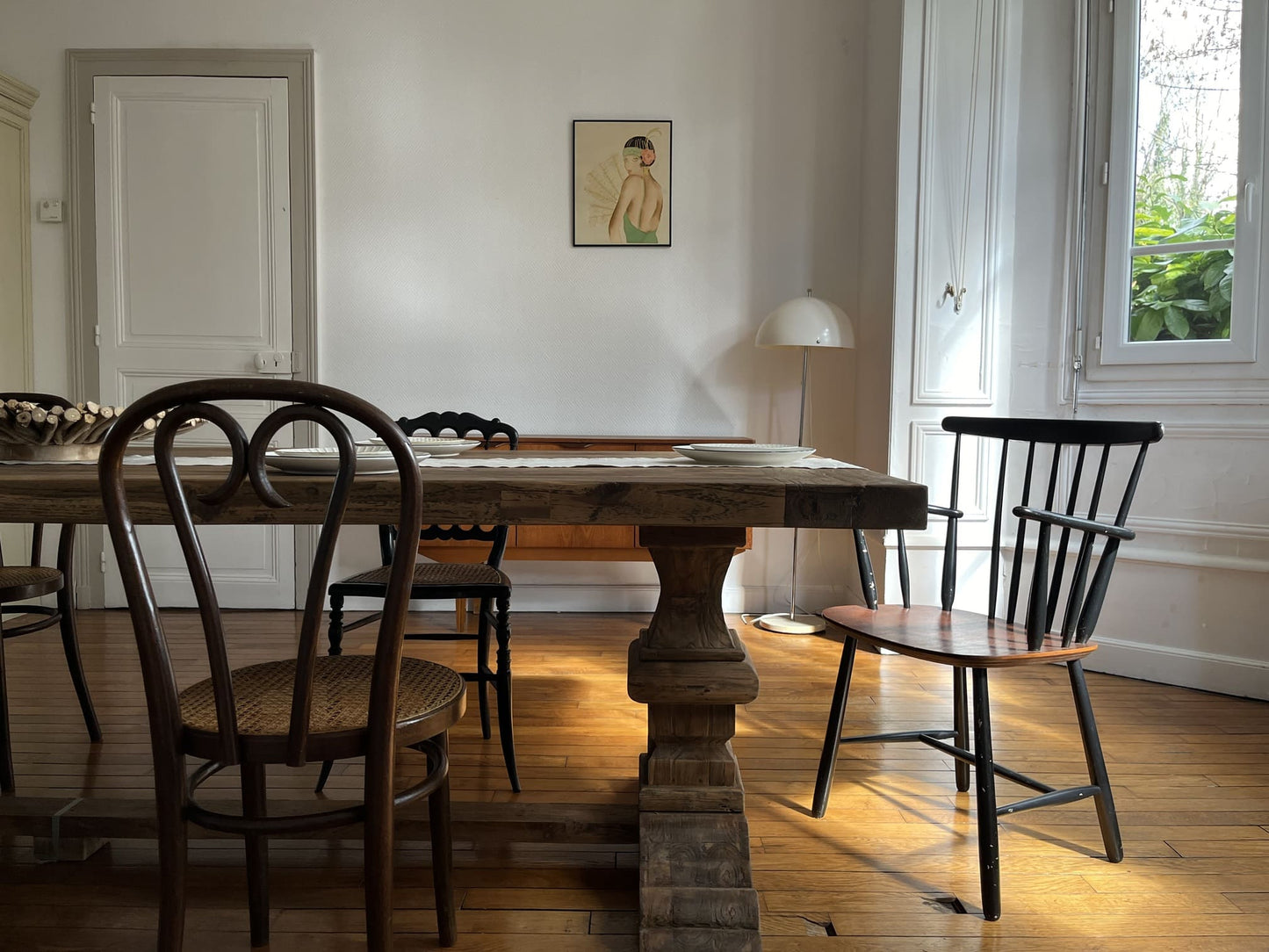 Table monastère Spirito campagne bois massif - Personnalisable - FOLLOS DESIGN
