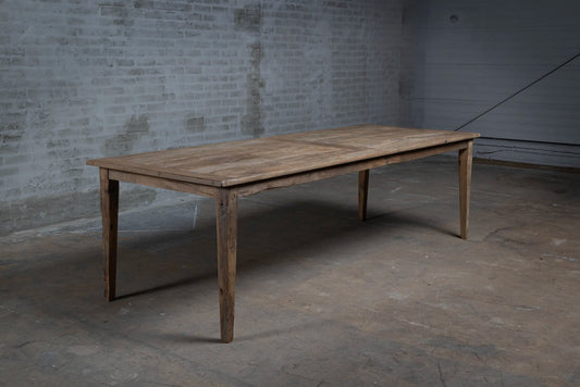 Pieds droits en bois massif – Table Provence, style ferme classique