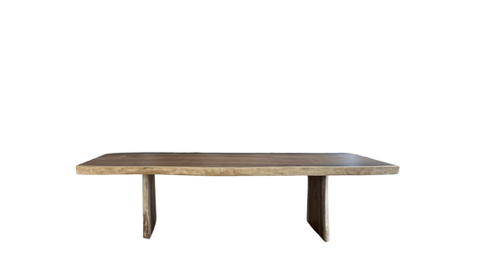 Table Suar Massif Live Edge – Tronc d’arbre - FOLLOS DESIGN