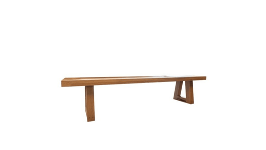 Banc Triangle – Chêne Massif Design Moderne - FOLLOS DESIGN
