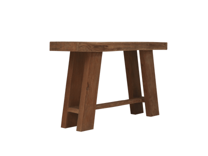 Console Bois Massif - KAMI – Lignes Épurées, Finition Bois Fait Main - FOLLOS DESIGN