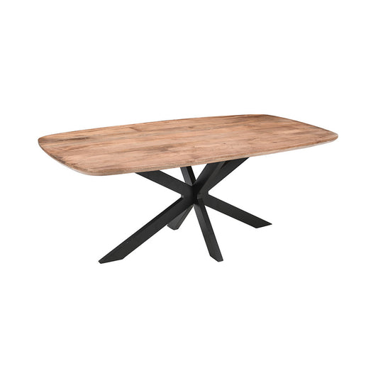 Table à Manger Ovale en Manguier Style Danois - FOLLOS DESIGN