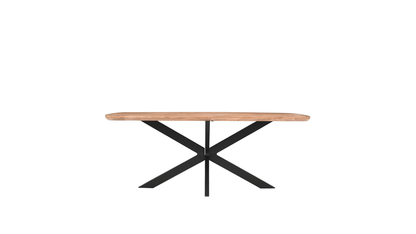 Table à Manger Ovale en Manguier Style Danois - FOLLOS DESIGN