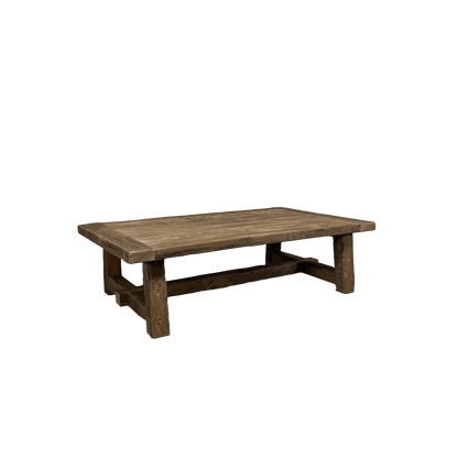Table basse style ferme Founder en Chêne massif ancien - FOLLOS DESIGN