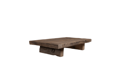 Table basse style ferme Storm en Chêne massif ancien - FOLLOS DESIGN