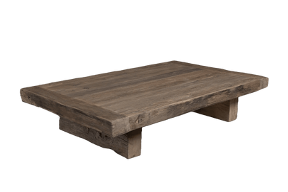 Table basse style ferme Storm en Chêne massif ancien - FOLLOS DESIGN