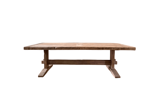 Table de ferme en chene massif ancien - HED - FOLLOS DESIGN