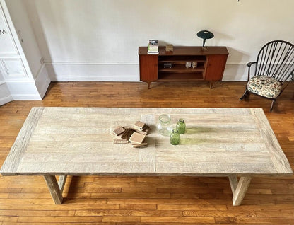 Table de Ferme Founder en Chêne massif ancien - FOLLOS DESIGN