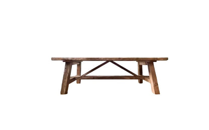 Table de ferme Tower campagne chene massif ancien - FOLLOS DESIGN