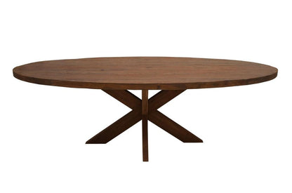 Table Iris modèle ovale en Bois Massif - FOLLOS DESIGN