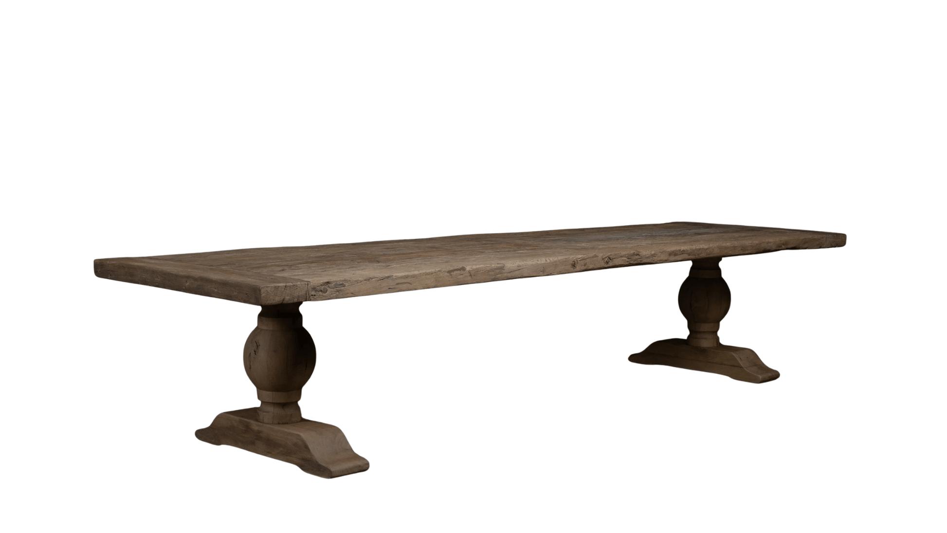 Table Monastère Chêne Massif Ancien – Soleil - FOLLOS DESIGN