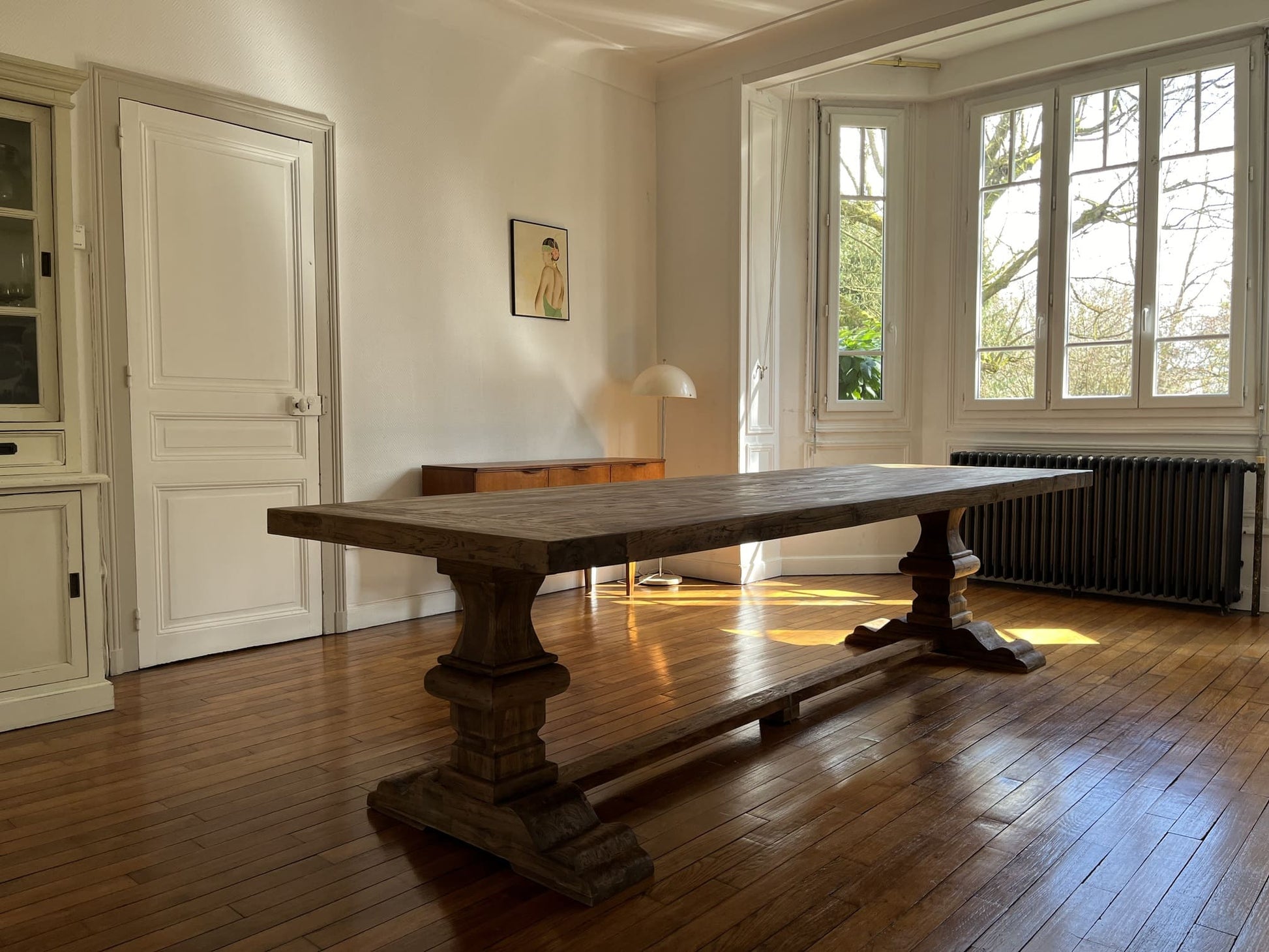 Table monastère Spirito campagne bois massif - Personnalisable - FOLLOS DESIGN