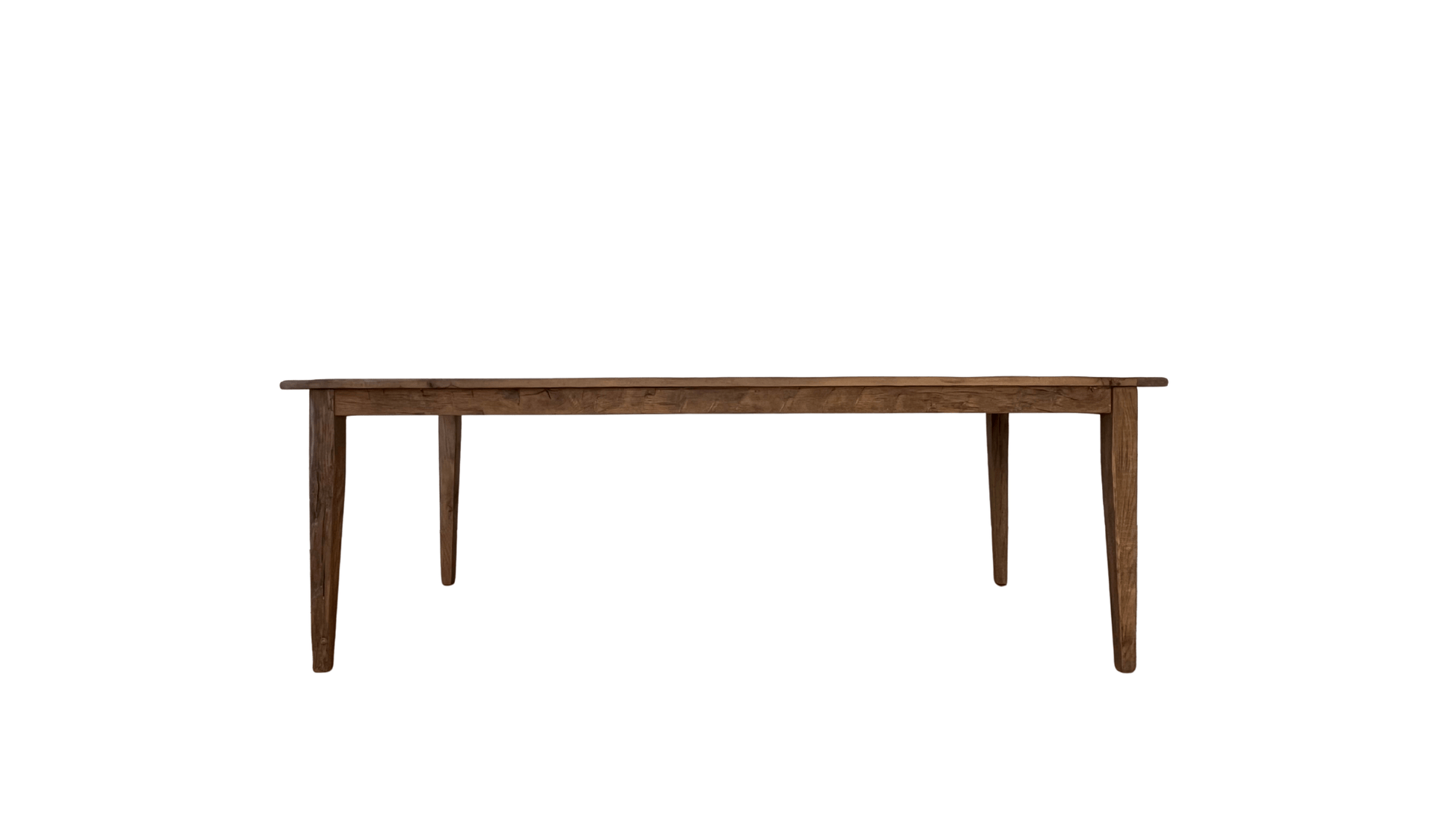 Plateau en bois ancien patiné, Table Provence artisanale Follos Design