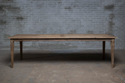 Détail du plateau de la Table Provence, veinage naturel du bois massif