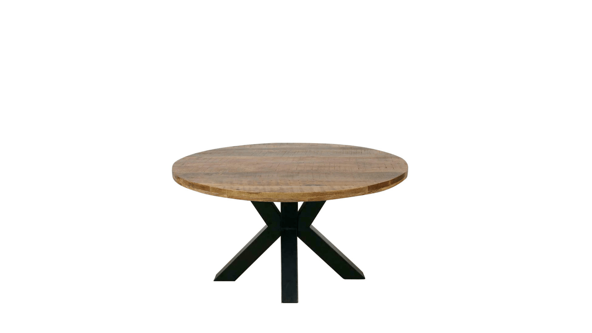 Table Ronde en Manguier Massif Naturel - FOLLOS DESIGN