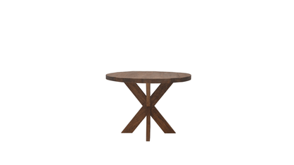 Table Ronde Iris – Teck Massif - FOLLOS DESIGN