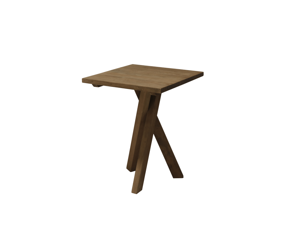 Table Trophy 3 pieds en bois massif - FOLLOS DESIGN
